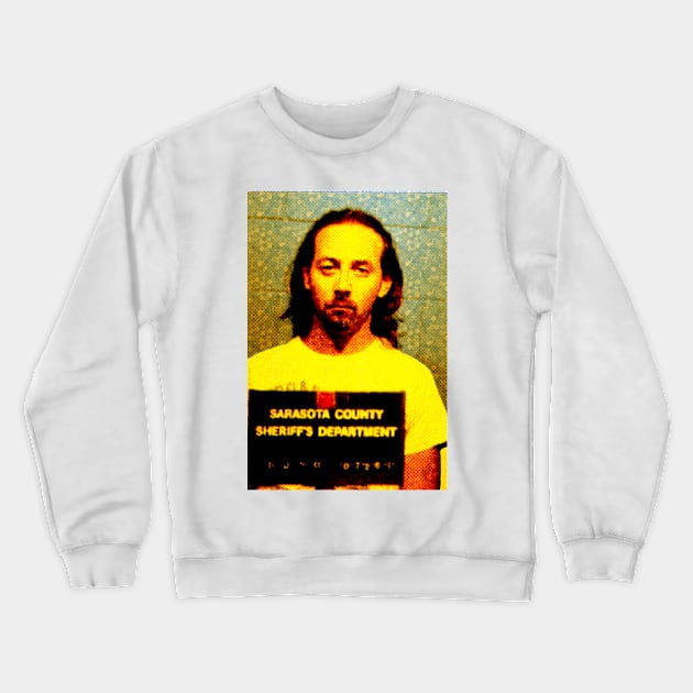 Paul Reubens Mugshot Crewneck Sweatshirt by SABREart